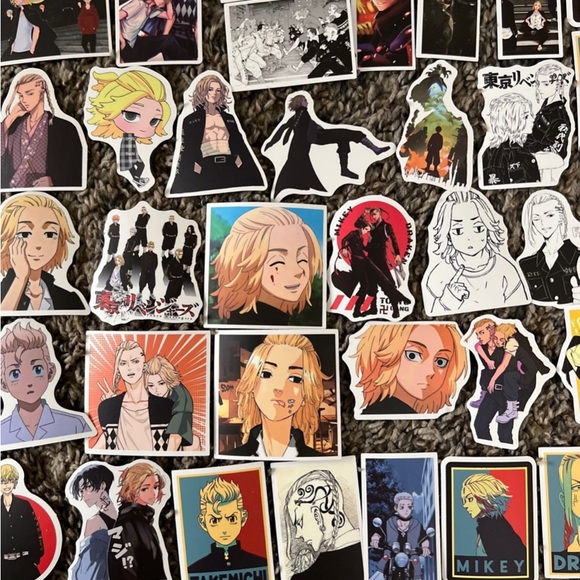 Tokyo Revengers 50 pcs Sticker Set Japanese Anime - Picture 4 of 7